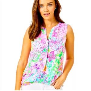 Lilly Pulitzer Sleeveless Stacy Top